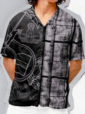 "Crab in Black" Hawaiian Shirt