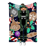 EOD Christmas Throw Blanket